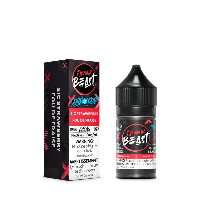 Flavour Beast Salts - Sic Strawberry - Wee Shisha N Vape