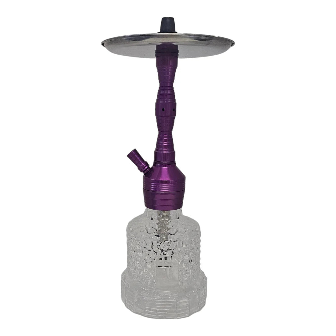 Chelax (21")- Crystal Hookah-Purple-Wee Shisha N Vape