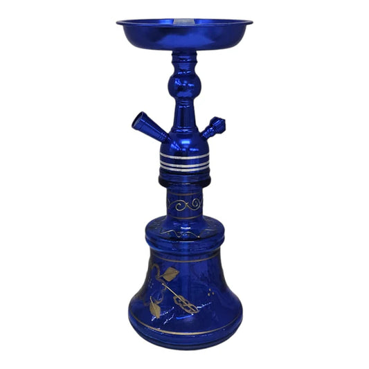 Coloured Base (10") -1 Hose-Blue- Hookah-Wee Shisha N Vape