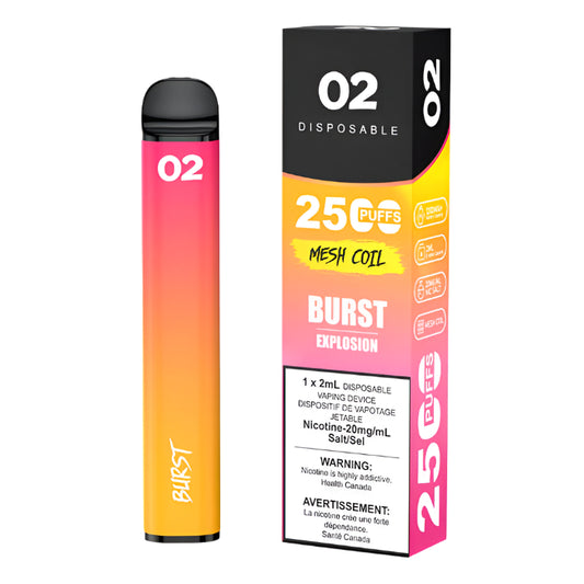 Ovns 02 2500 Puffs - Burst Explosion - Wee Shisha N Vape