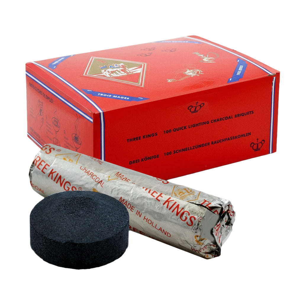 3 Kings Charcoal (Original-Holland) - Hookah Accessories - Wee Shisha N Vape