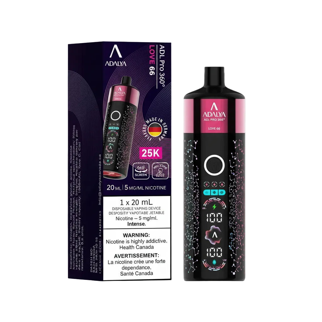 Adalya ADL Pro 25K - Love 66 - Hookah Vape - Wee Shisha N Vape