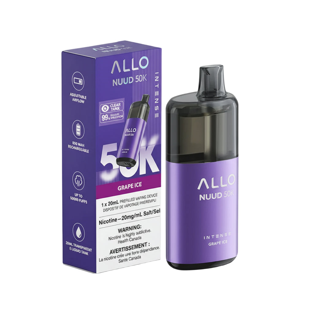 Allo Nuud 50K - Grape Ice - Wee Shisha N Vape