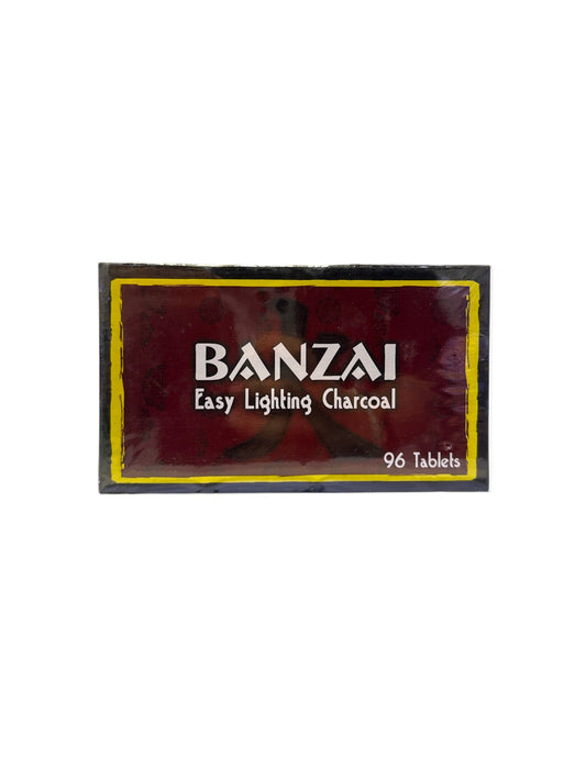 BANZAI Quick Light Charcoal - 96 Tablets - Wee Shisha N Vape