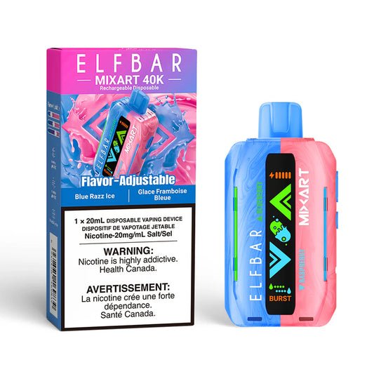Elfbar MixArt 40k - Blue Razz Ice - Wee Shisha N Vape