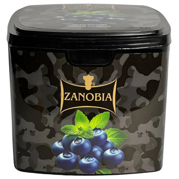 Zanobia Herbal Molasses (250g) - Blueberry With Mint - Wee Shisha N Vape