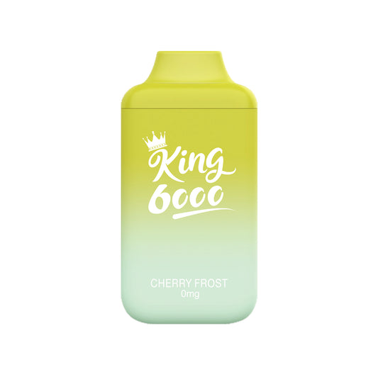King Nic Free 6k Puffs - Cherry Frost