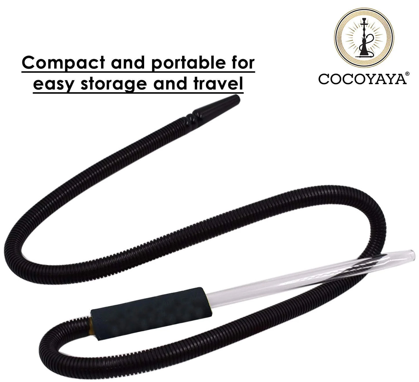 COCOYAYA Black Disposable Hose - Wee Shisha N Vape