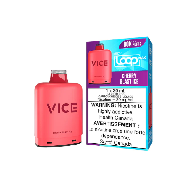 Cherry Blast Ice - STLTH Loop Max x Vice Pod - Wee Shisha N' Vape
