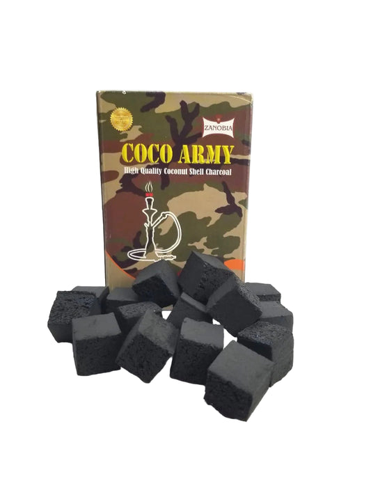 Coco Army Charcoal - 72 Pc - Wee Shisha N Vape