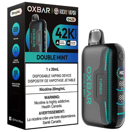Oxbar x Rocky Vapor G42k - Double Mint