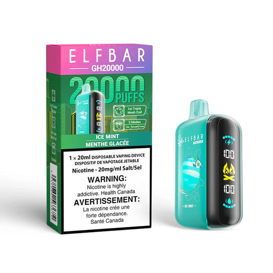 Elf Bar GH20000 -Ice Mint- disposable - wee shisha n vape