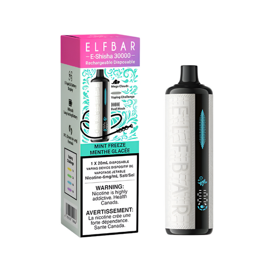 Elfbar E-Shisha 30K Puffs - Mint Freeze - Wee Shisha N Vape