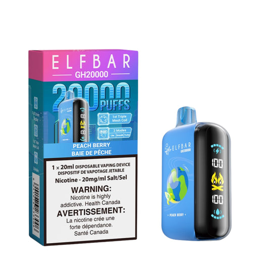 Elf Bar GH20000 -Peach Berry- disposable - wee shisha n vape