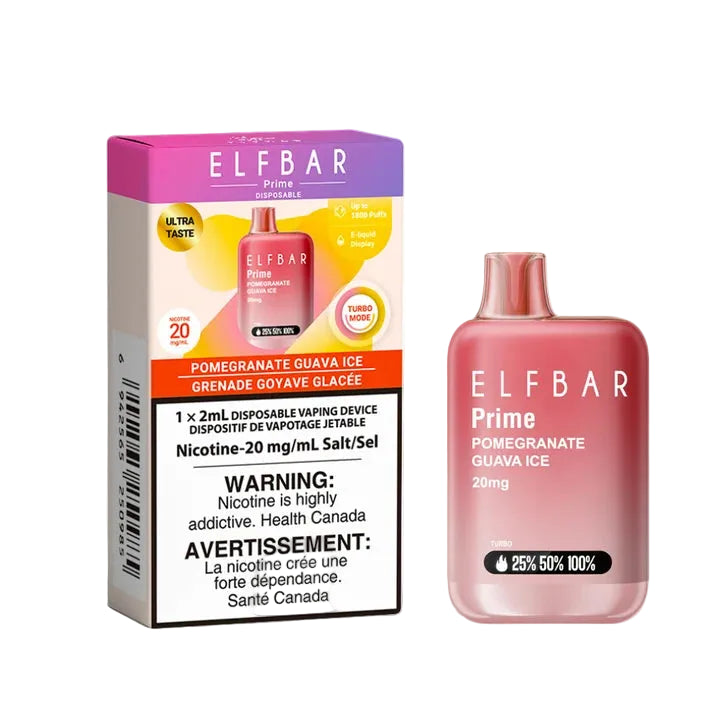 Elf Bar Prime 1800 Pomegranate Guava Ice