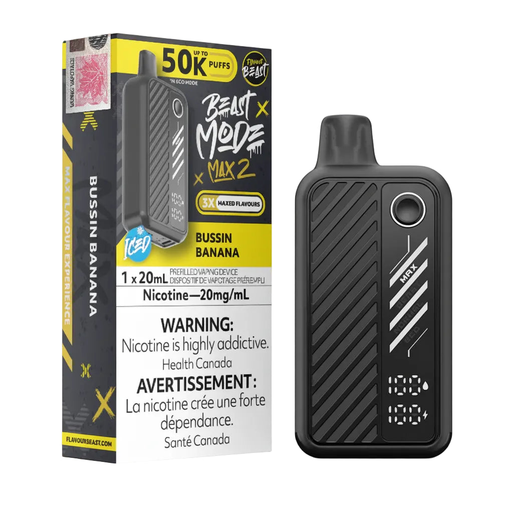 Flavour Beast Beast Mode Max 2- 50K Puffs Bussin Banana