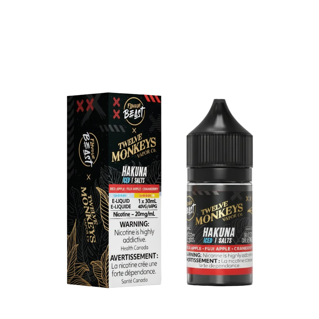Flavour Beast x Twelve Monkeys E-Liquid - Hakuna Iced Salt - Wee Shisha N Vape