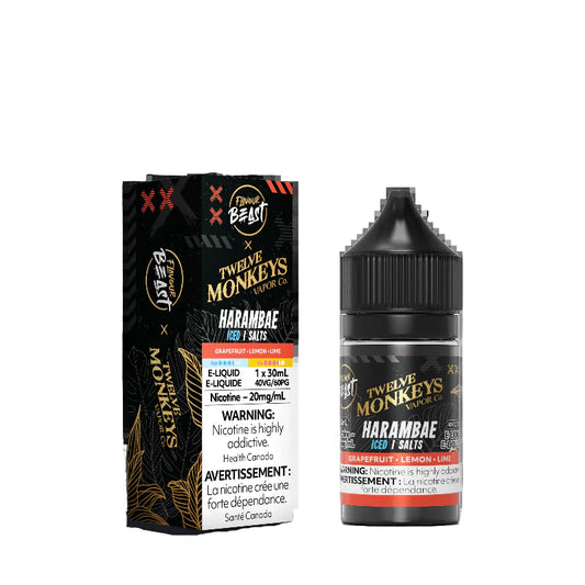 Flavour Beast x Twelve Monkeys E-Liquid - Harambae Iced Salt - Wee Shisha N Vape