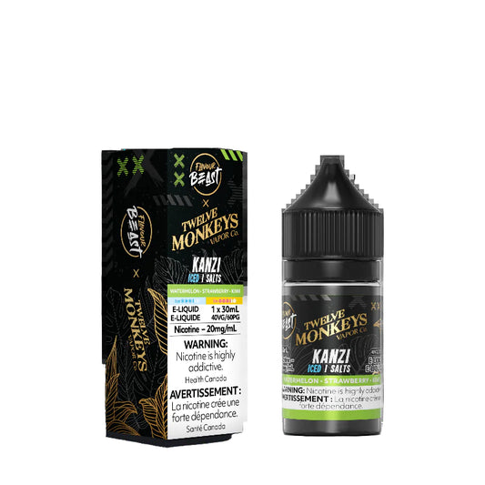 Flavour Beast x Twelve Monkeys E-Liquid - Kanzi Iced Salt - Wee Shisha N Vape