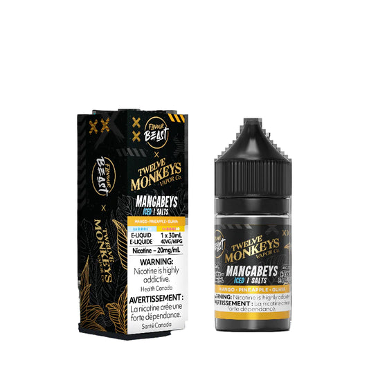 Flavour Beast x Twelve Monkeys E-Liquid - Mangabeys Iced Salt - Wee Shisha N Vape