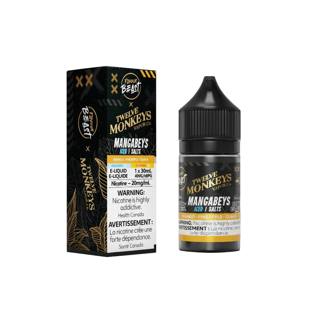 Flavour Beast x Twelve Monkeys E-Liquid - Mangabeys Iced Salt - Wee Shisha N Vape