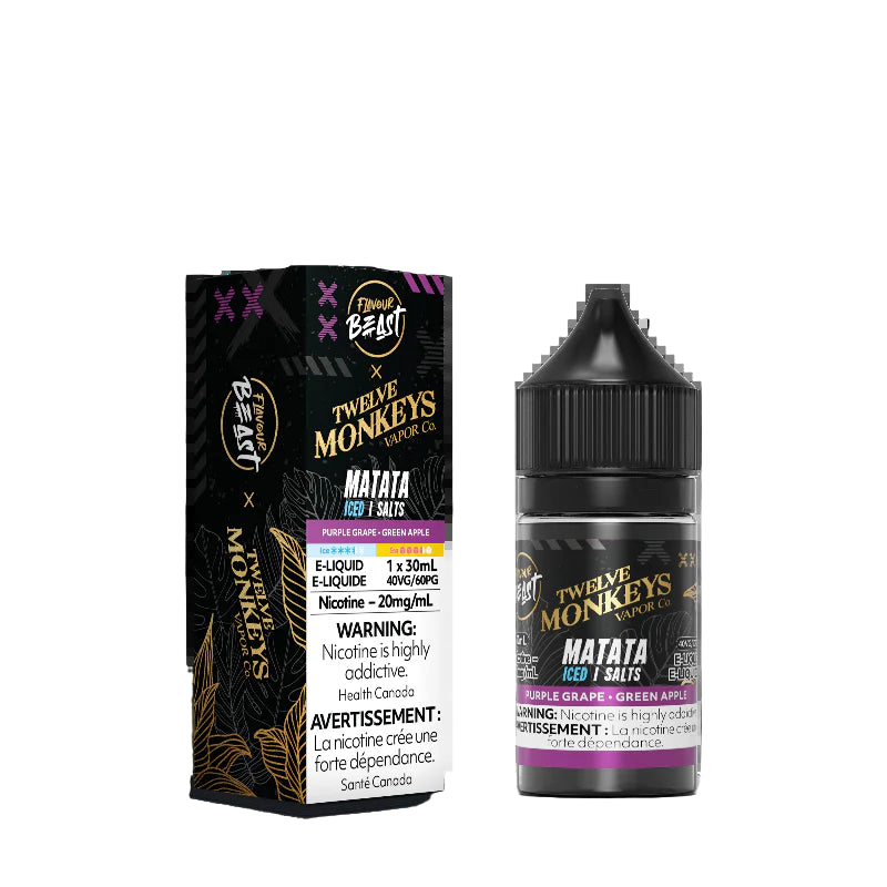 Flavour Beast x Twelve Monkeys E-Liquid - Matata Iced Salt - Wee Shisha Vape