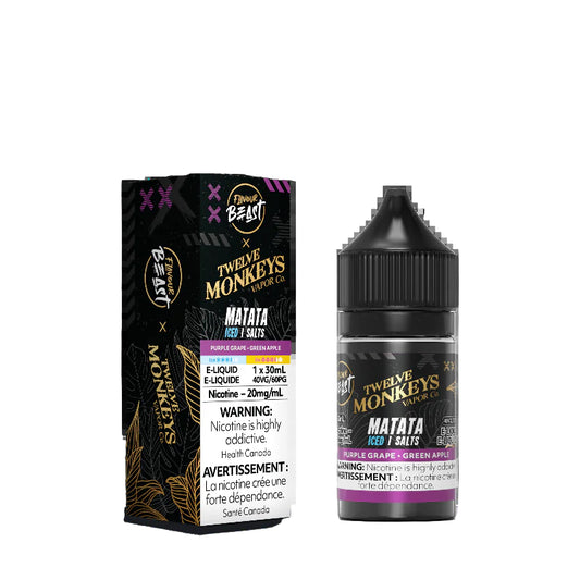 Flavour Beast x Twelve Monkeys E-Liquid - Matata Iced Salt - Wee Shisha  Vape