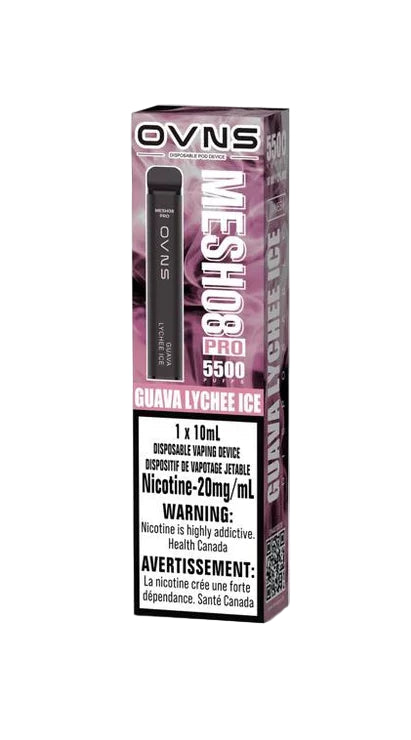 Ovns Mesh08 Pro 5500 Puffs - Guava Lychee Ice - Wee Shisha N Vape