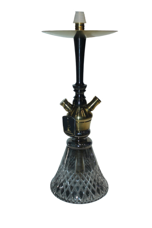 COCOYAYA (16")- Izzy -Hookah - Black and Gold- Wee Shisha N Vape