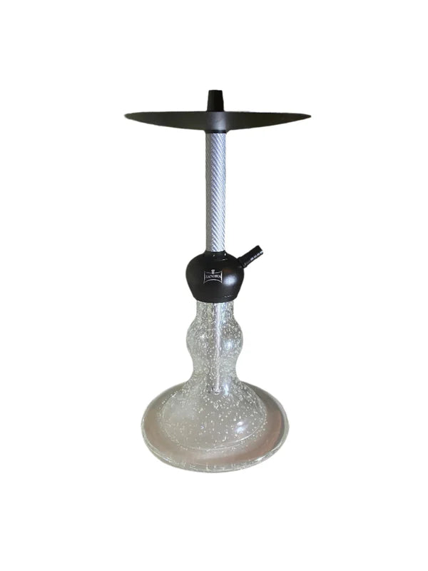 Zanobia (15") Colored 1 hose hookah silver - hookah - Wee Shisha N Vape