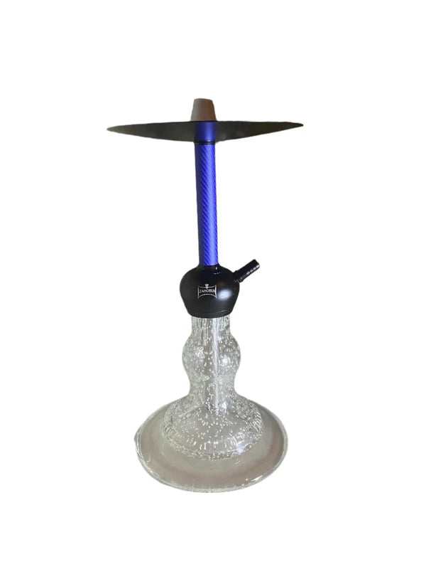 Zanobia (15") Colored 1 hose hookah blue - hookah - Wee Shisha N Vape