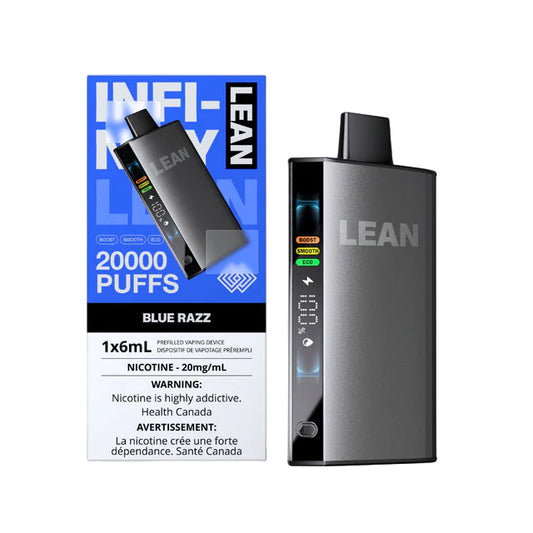 Infinity Lean 20k Puffs - Blue Razz - Wee Shisha N Vape