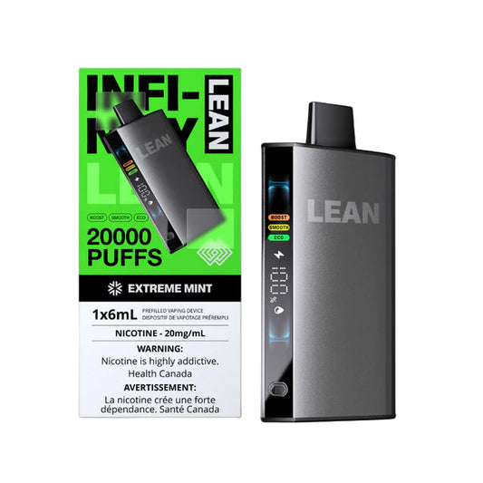 Infinity Lean 20k Puffs - Extreme Mint - Wee Shisha N Vape