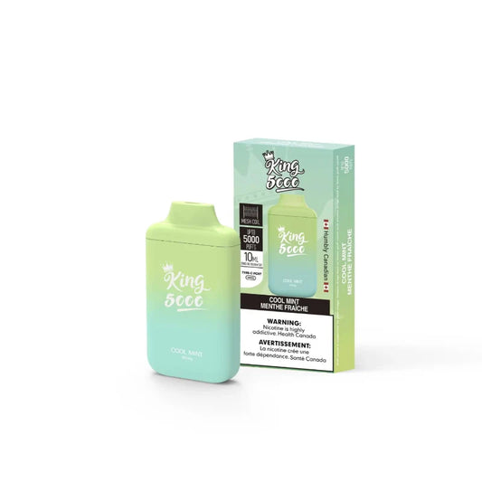 King Nic Free 6k Puffs - Cool Mint