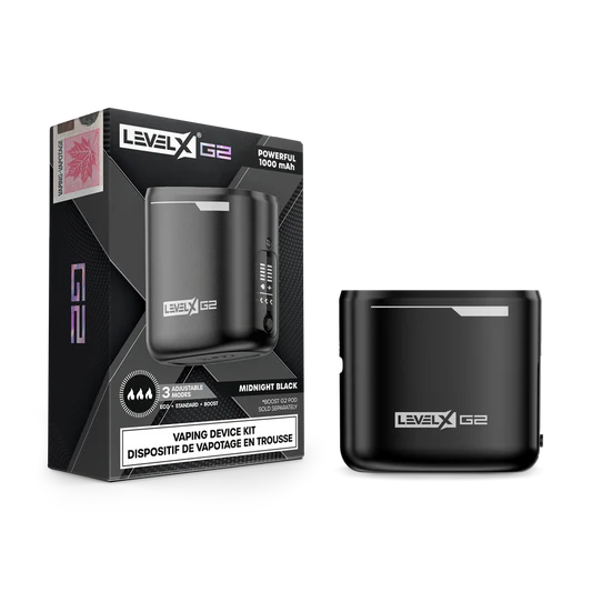 Level X G2 Device - Midnight Black -Wee Shisha N Vape