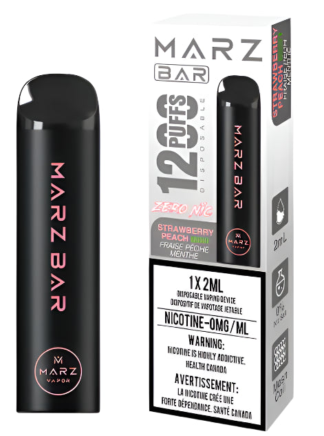 Marz Bar-1200 Puffs - Strawberry Peach Mint - Wee Shisha N Vape