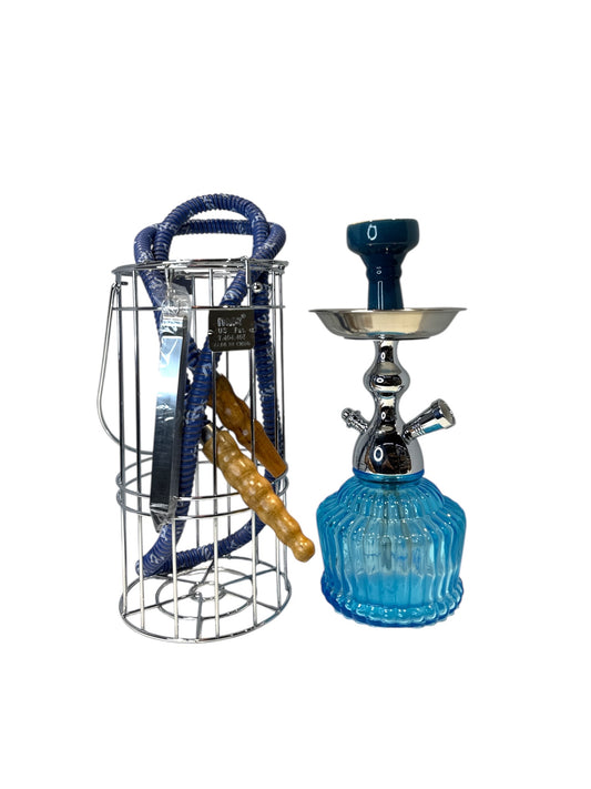 MYA QT Basket Hookah - Light Blue - Wee Shisha N Vape