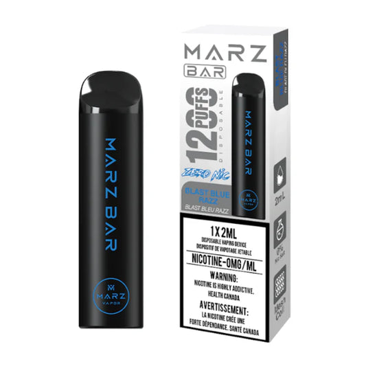 Marz Bar-1200 Puffs - Blast Blue Razz - Wee Shisha N Vape