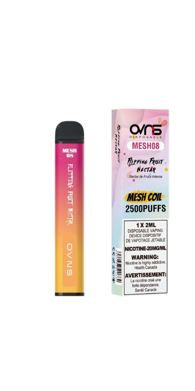 OVNS Mesh 08 2500 Puffs - Flipping Fruit Nectar - Wee Shisha N Vape
