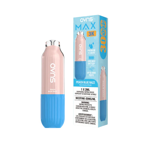OVNS Max 3K - Peach Blue Razz - Wee Shisha N Vape