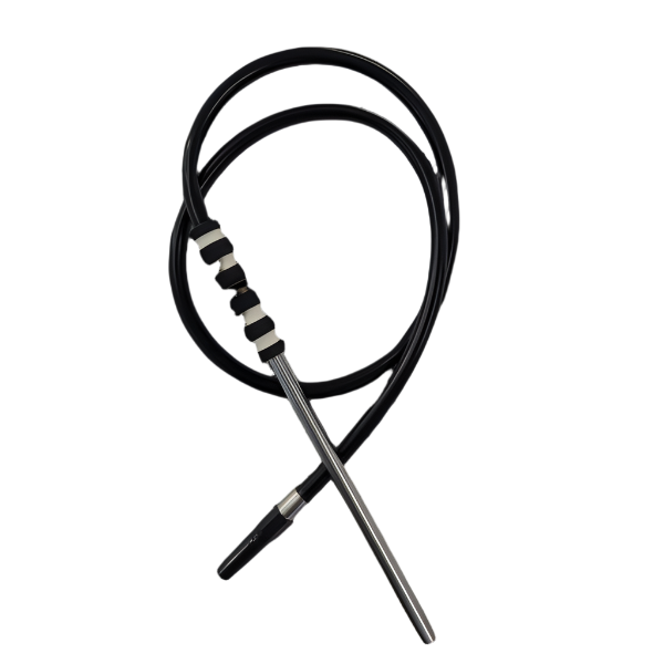 Chelax Silicone Hookah Hose with Foam Handle - Black - Wee Shisha N Vape