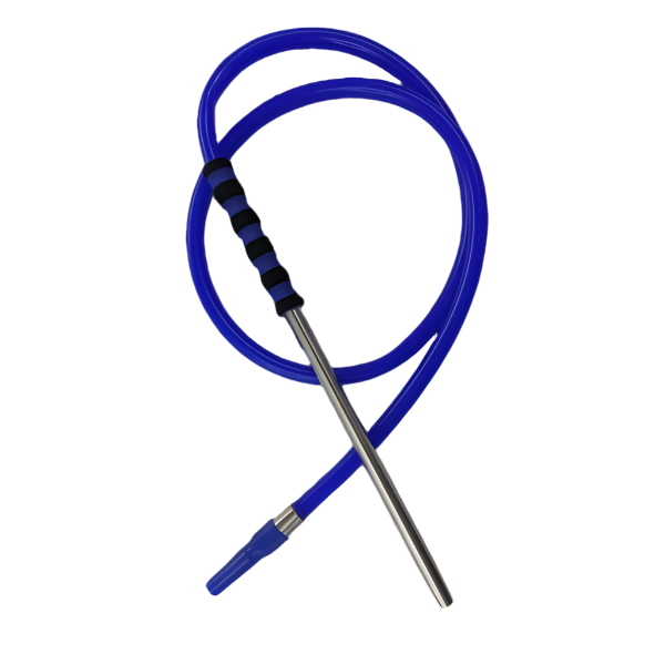 Chelax Silicone Hookah Hose with Foam Handle - Blue - Wee Shisha N Vape