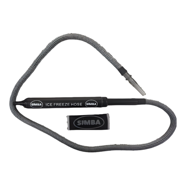Simba Freezable Hookah Hose - Black - Wee Shisha N Vape