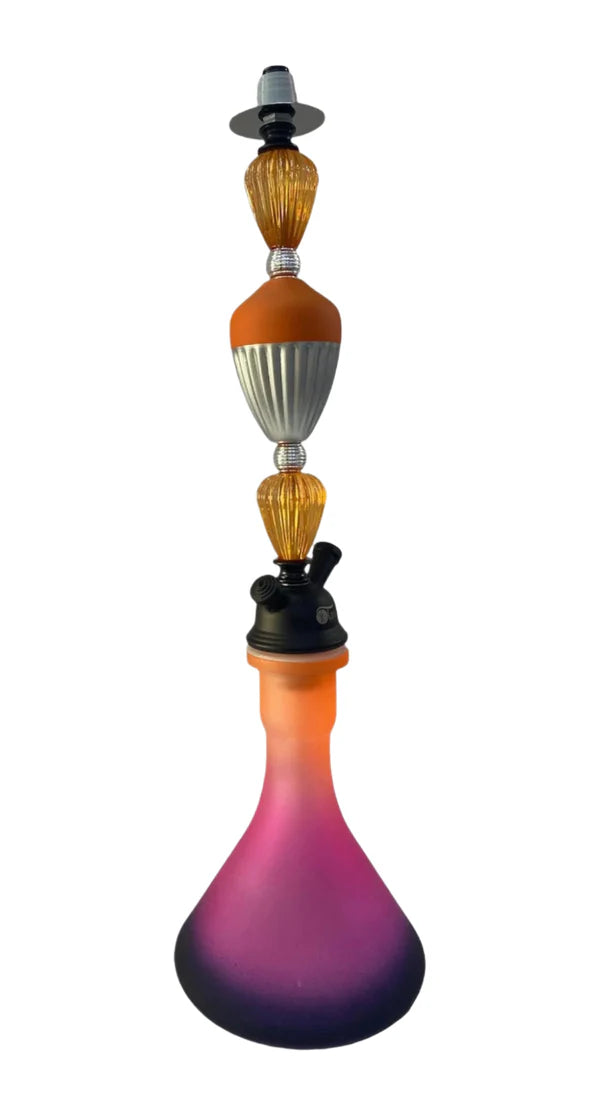 Tanya -Clear Sky (18") -1 Hose Hookah - Orange-Wee Shisha N Vape