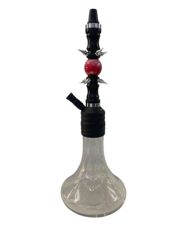 Chelax (20") -Pointy- 1 Hose- Hookah -Red - Wee Shisha N Vape