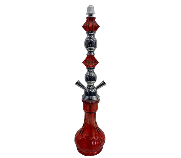 Red-Teardrop 16"- 2 Hose Hookah-Wee Shisha N Vape