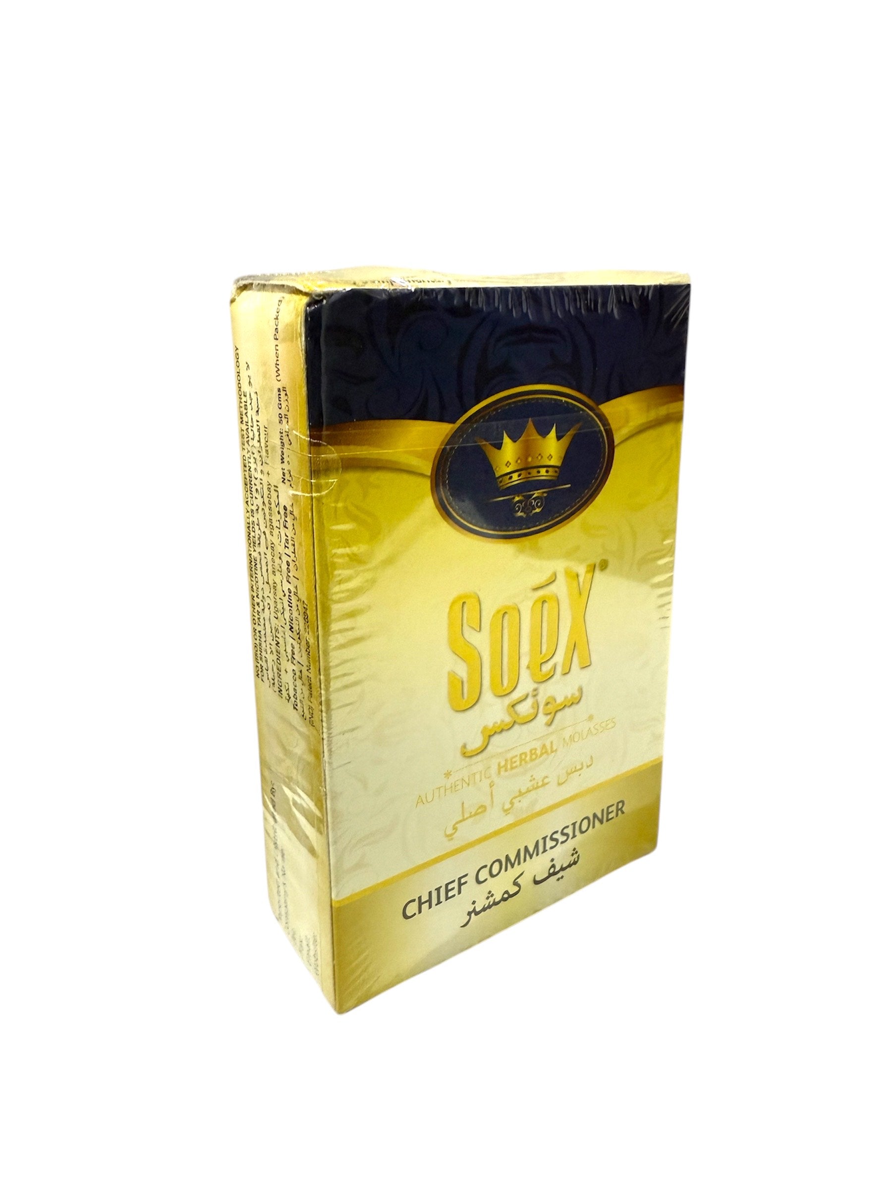Soex Herbal Molasses 50g - Chief Commissioner - Wee Shisha N Vape