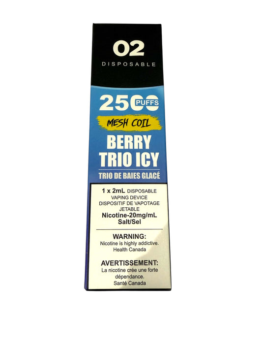 Ovns 02 2500 Puffs - Berry Trio Icy - Wee Shisha N Vape