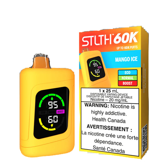 Stlth 60K - Mango Ice - Wee Shisha N Vape