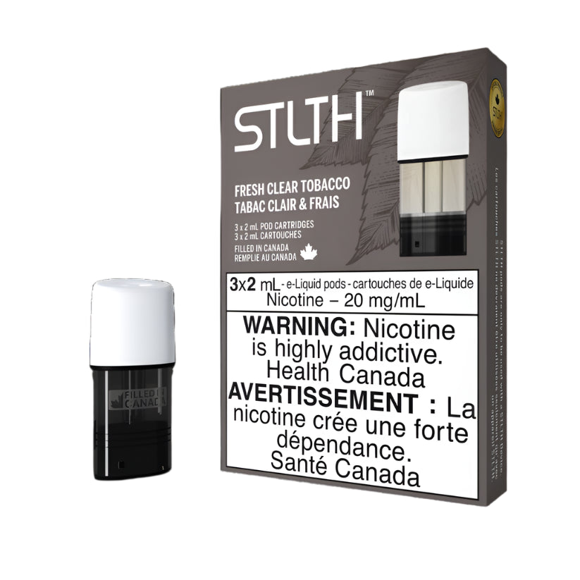 Stlth Pod - Fresh Clear Tobacco - Wee Shisha N Vape